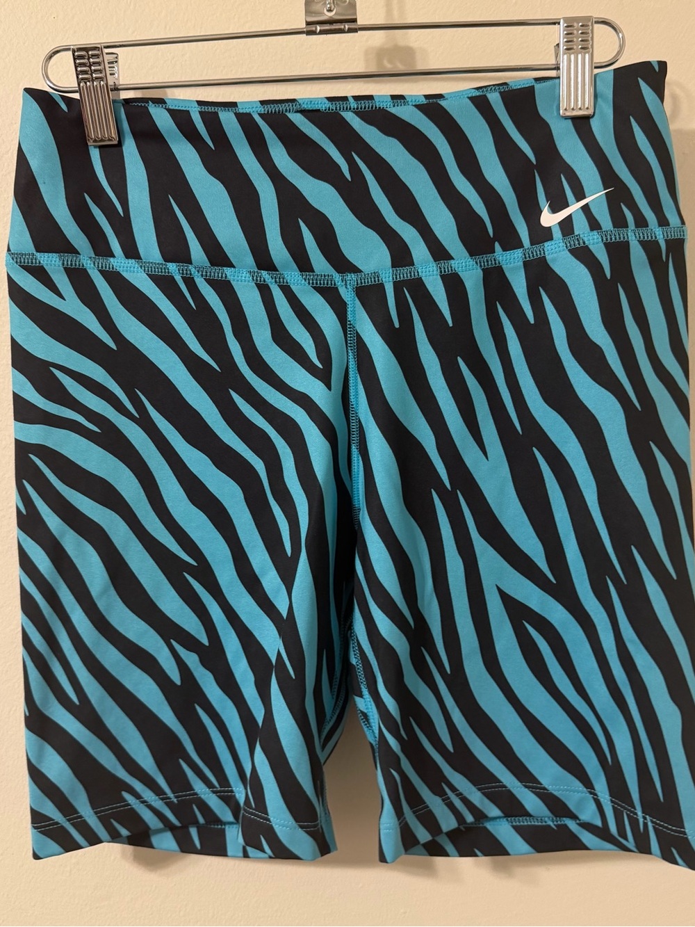 Nike Dri-FIT Zebra Print Biker Shorts Size Medium